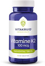 Vitakruid Vitamine K2 100 mcg 60 tabletten