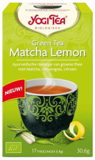 Yogi Tea Green Tea Matcha Lemon 17 zakjes