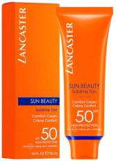 Lancaster Zonnebrand Sun Beauty Comfort Touch Gezicht Cream SPF50 50ml