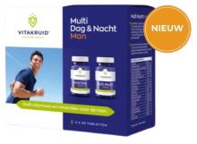 Vitakruid Multi Dag & Nacht Man 60 tabletten