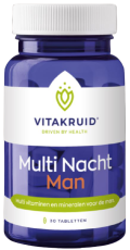 Vitakruid Multi Nacht Man 30 tabletten