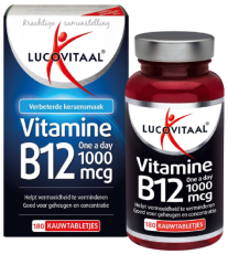 Lucovitaal Vitamine B12 1000mcg 180 kauwtabletten