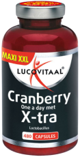 Lucovitaal Cranberry met X-tra Lactobacillus 480 capsules 