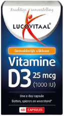Lucovitaal Vitamine D3 25 mcg 60 capsules