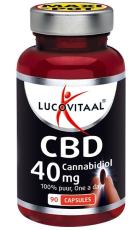 Lucovitaal CBD Cannabidiol 40 mg MAXI pot 90 Capsules