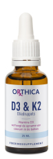 Orthica D3 & K2 Oliedruppels 25ml