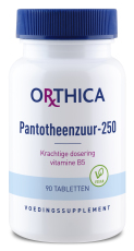 Orthica Panthotheenzuur-250 90 tabletten