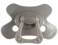 Difrax Fopspeen 6+ Maanden - Grijs 1 stuk