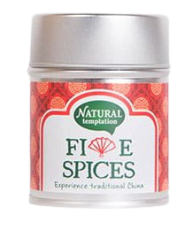 nat temptation Five spices blikje natural spices 50g