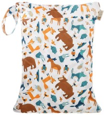 HappyBear Wetbag - Bosdieren 