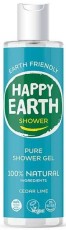 Happy Earth Pure Shower Gel Cedar Lime 300ml