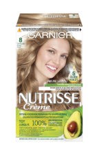 Garnier Nutrisse Crème Permanente Haarverf 8 Lichtblond verp.