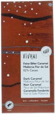 Vivani Dark caramel Mallorca fleur de sel 62% cacao bio 80g