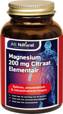 All Natural Magnesium 200mg 60tb