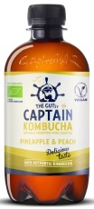 captain kombucha Pineapple & Peach bio 400ml