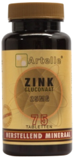Artelle Zink Gluconaat 25mg 75 tabletten