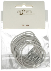 Damselle Elastiek Wit Lang 12 stuks