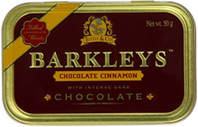 barkleys Chocolate Cinnamon Mints 50g