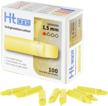 ht one Veiligheidslancetten 1,5mm 100 stuks