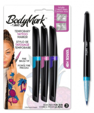 Bic Tattoo Marker New 3 stiften + 2 vellen 1set