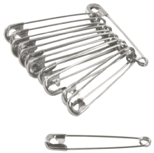 Mainit Veiligheidsspeld Recht 34mm 12 stuks