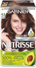 Garnier Nutrisse Crème Permanente Haarverf 4.3 Goud Middenbruin verp.