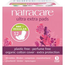 Natracare Maandverband Ultra Extra Normaal 12 stuks