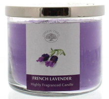 Green Tree Geurkaars French Lavender 400g