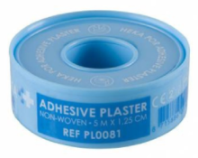 Hekapor Non-woven Hechtpleister Ring 5m x 1.25cm 18st