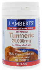 Lamberts Curcuma 20.000 mg (turmeric) 120tb