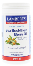 Lamberts Duindoorn Olie 1000 mg - Sea Buckthorn Berry Oil 30ca