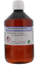 Orphi Chloorhexidine 0.5% In Alcohol 70% 500ml