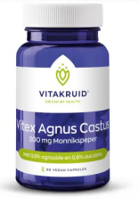 Vitakruid Vitex Agnus Castus 200mg Monnikspeper 60vc