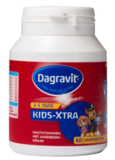 Dagravit Multi Kids Framboos 3-5 jaar 60 kauwtabletten