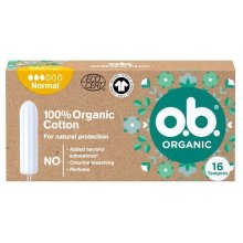 O.B. Tampons Organic Normal 16st