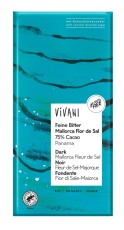 Vivani Dark 75% Panama Cocoa Mallorca Fleur de Sel Bio 80g