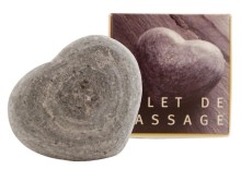Aleppo Soap Co Massage Hart Leisteen Zwart 1st