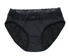 cheeky wipes Menstruatie Ondergoed Feeling Pretty Zwart 40/42 1st