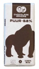 chocolatemakers Gorilla Bar 68% Puur Bio 85g