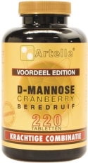 Artelle D-Mannose Cranberry Beredruif 220 tabletten