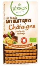 bisson Zandkoekjes Kastanje Authentiek Bio 180g