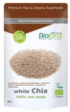 Biotona White Chia Raw Seeds Bio 400g