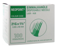 neopoint Injectienaald Steriel 0.8 x 40 100st