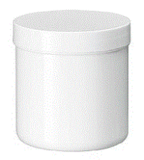 Blockland Zalfpot Wit PP Plastobel Gedopt 200ML 25