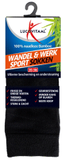 Lucovitaal Bamboe Werksokken 100% Naadloos Maat 35-38 1 paar