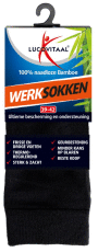 Lucovitaal Bamboe Werksokken 100% Naadloos maat 39-42  1 paar