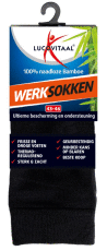 Lucovitaal Bamboe Werksokken 100% Naadloos Maat 43-46 1 paar
