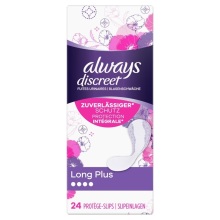 Always Discreet Long Plus Inlegkruisjes Urineverlies 24st