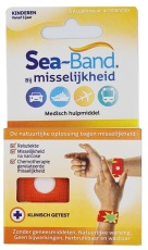 Sea Band Polsband kinderen oranje 1 paar