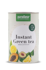 Purasana Groene thee instant + papaya-pruim 200g